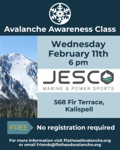 Avalanche Awareness Class Information - Flathead Avalanche
